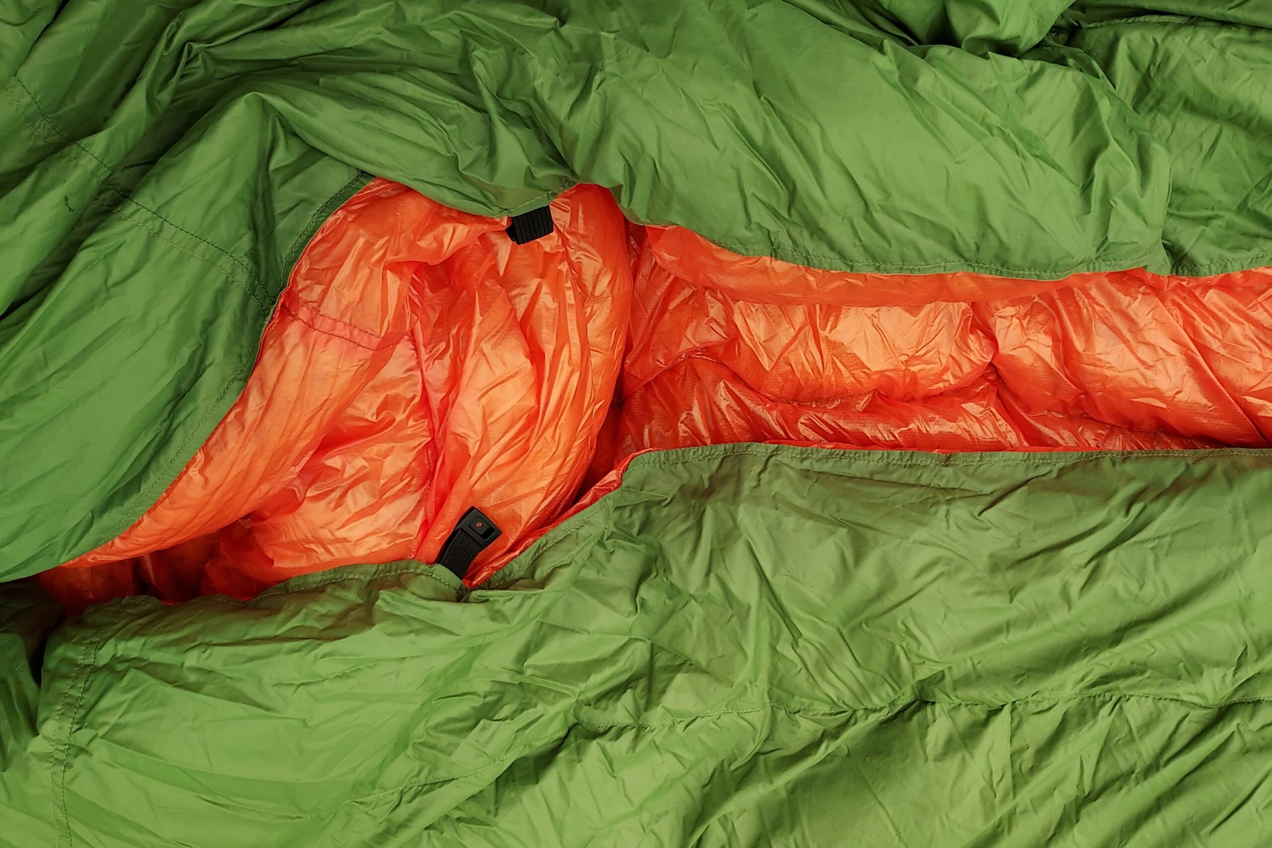 Enlightened Equipment Accomplice Quilt pad strap attachment points