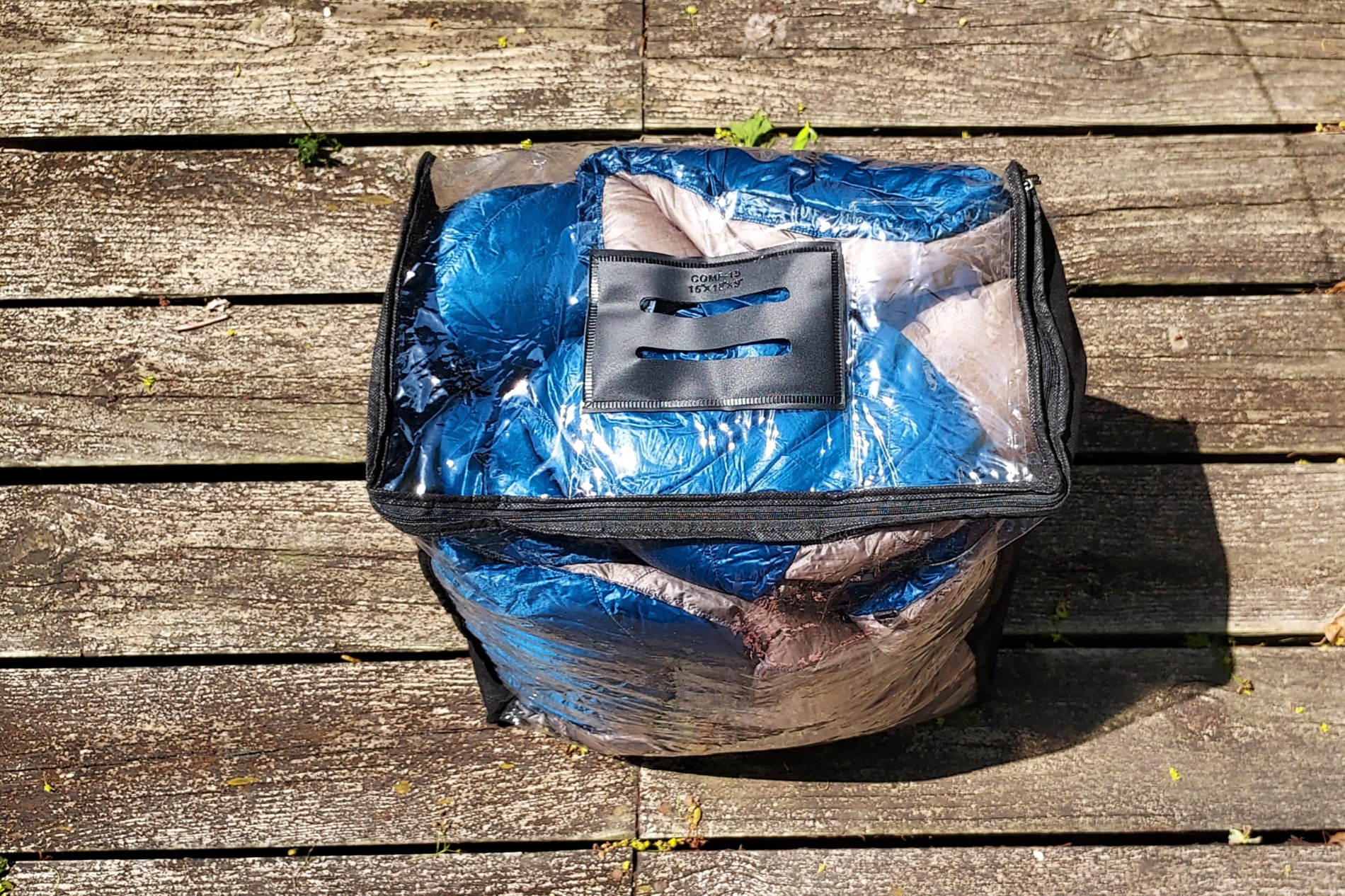 Loco Libre Operator Series Ghost Pepper 20 Quilt inside a plastic storage case