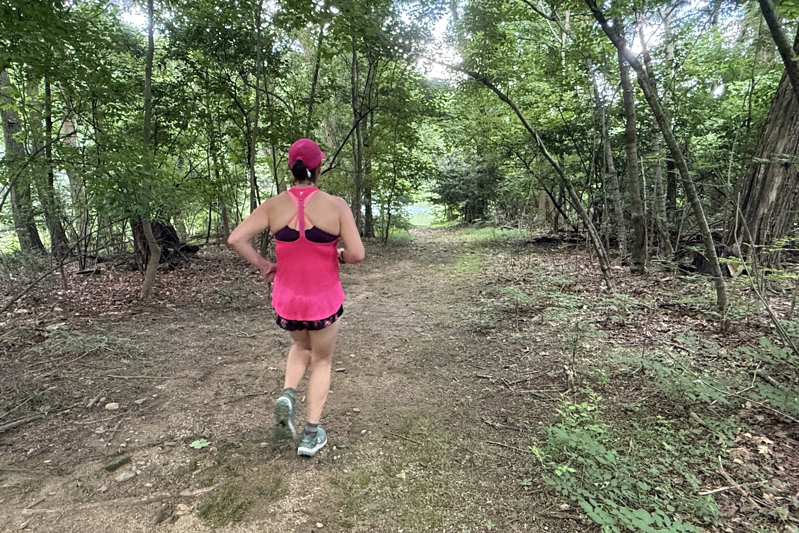 runner wearing the Topo Athletic Traverse