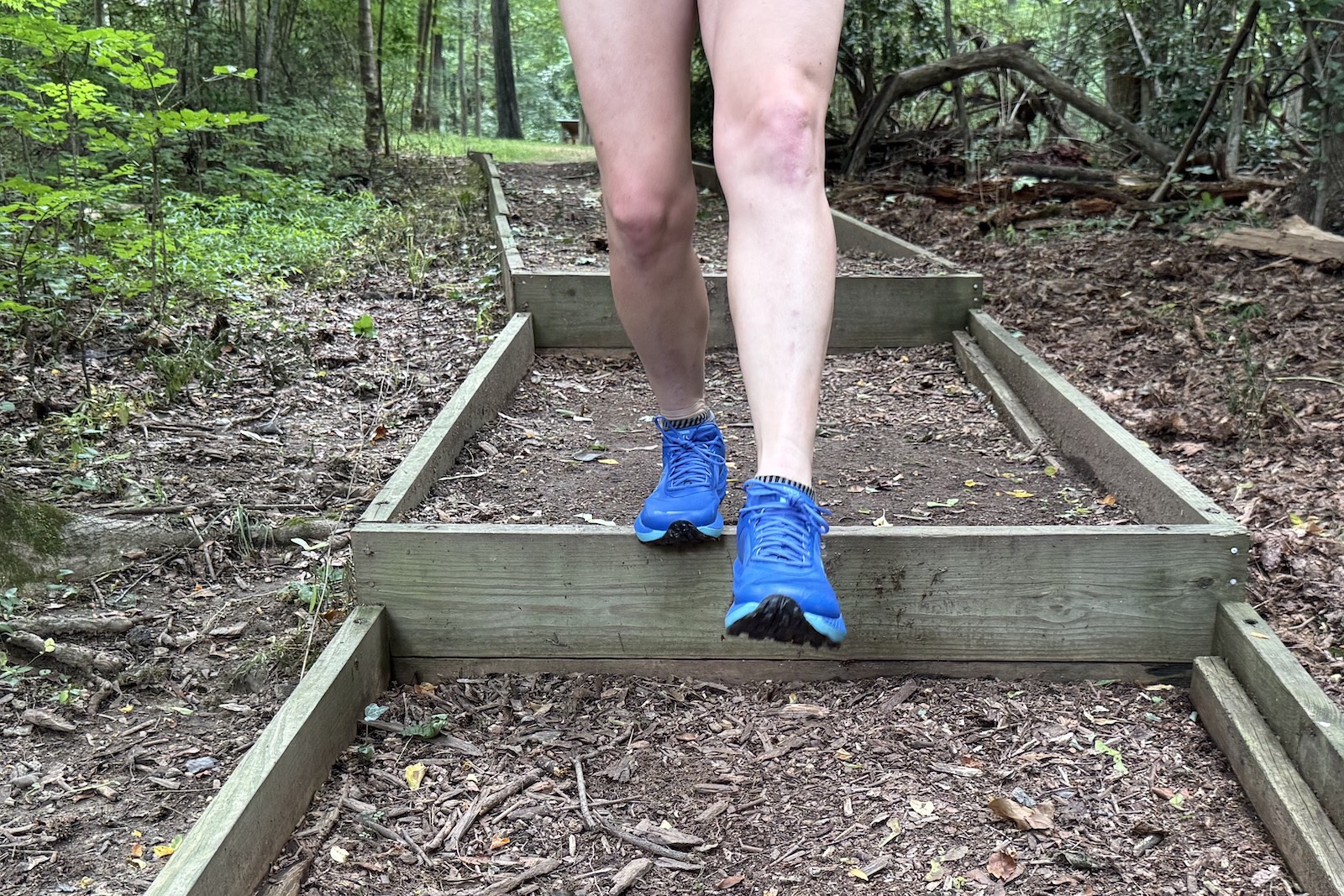close up of the front of the Topo Athletic MTN Racer 4