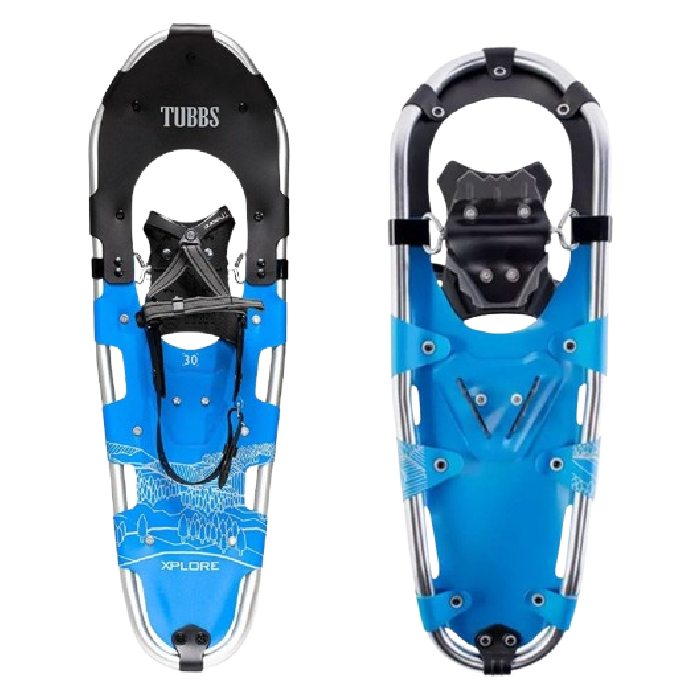 stock image of tubbs xplore snowshoes