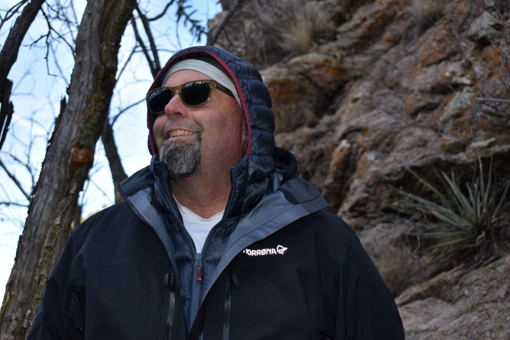 Norrona trollveggen layered over down