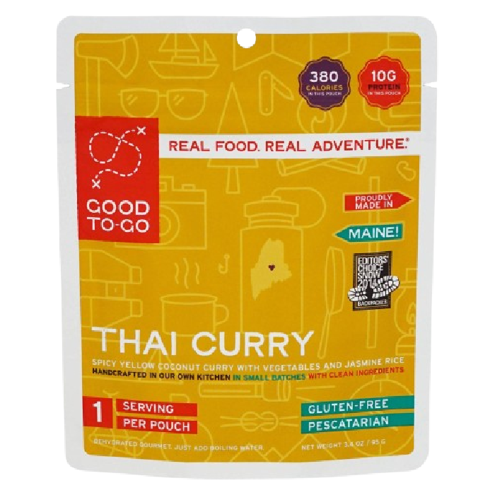 stock image of good to-go meal pouch