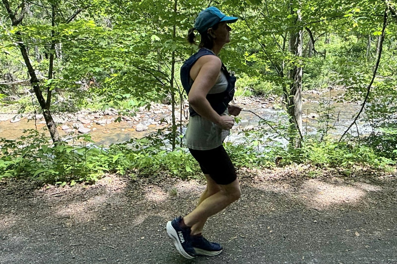 Runner wearing the Hoka Challenger 8