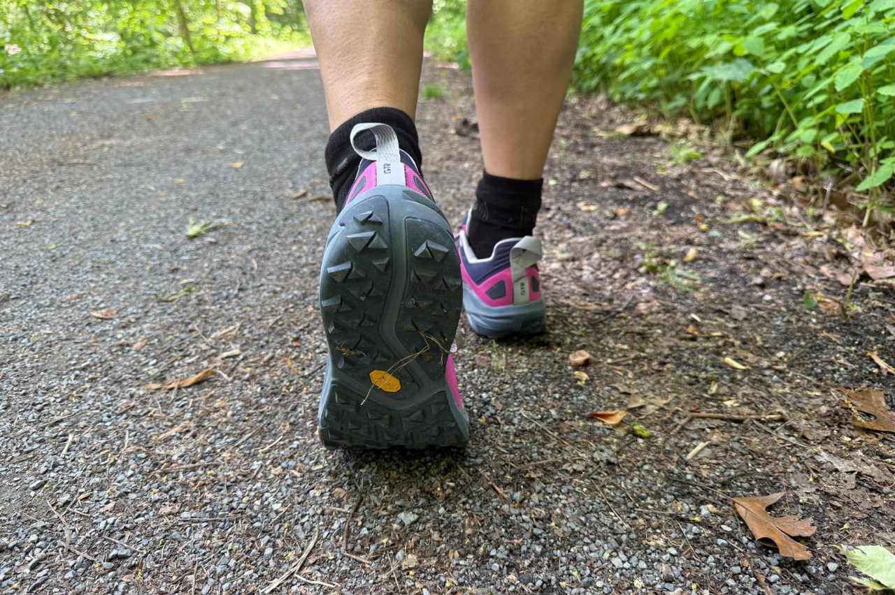 Close up of the tread of the Altra Experience Wild 3+