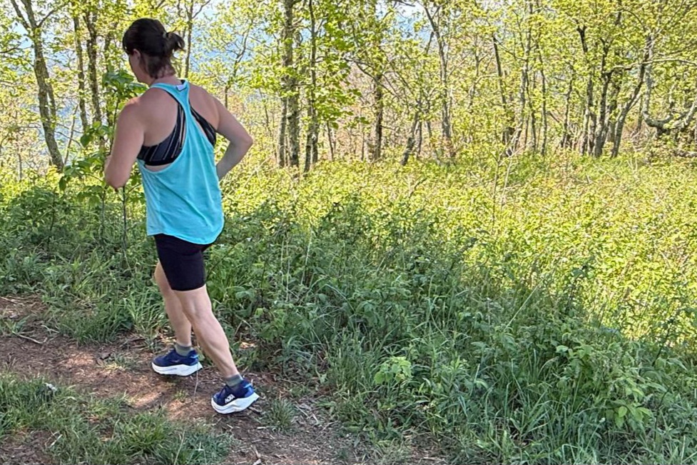 Runner wearing the Hoka Challenger 8