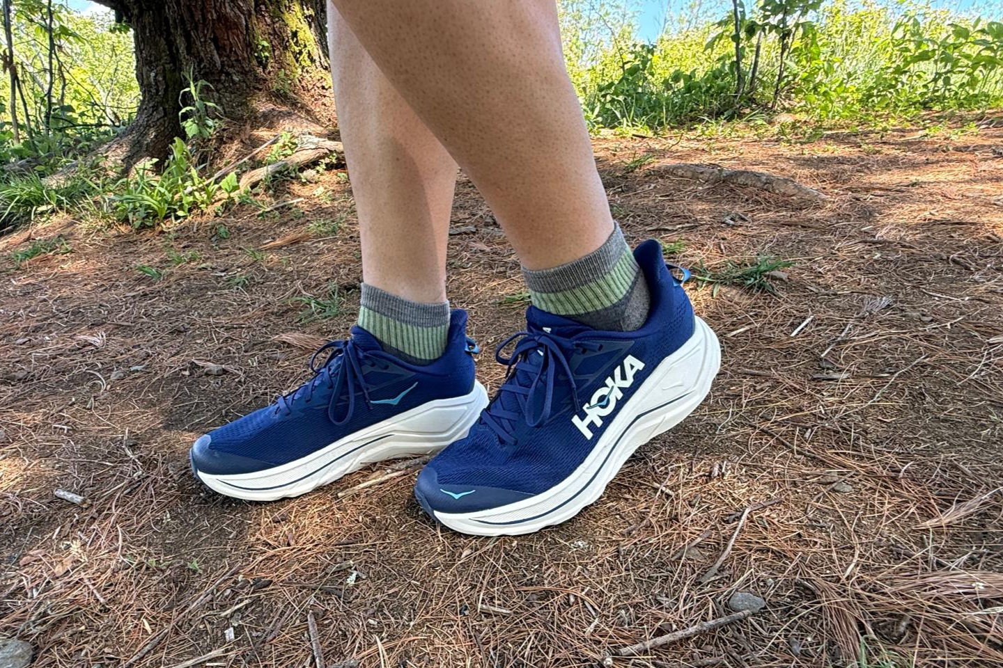 Close up of the Hoka Challenger 8