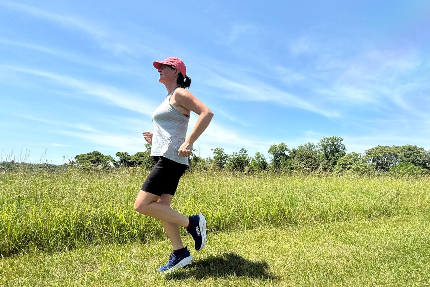 Runner wearing the Hoka Challenger 8
